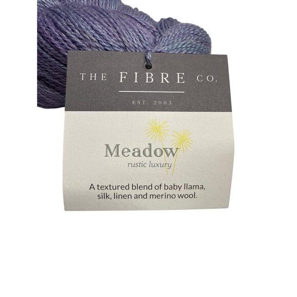 Artisan Hand Dyed Silk, Wool, Baby Llama and Linen Blend Yarn Made in Peru - Picture 4 of 9